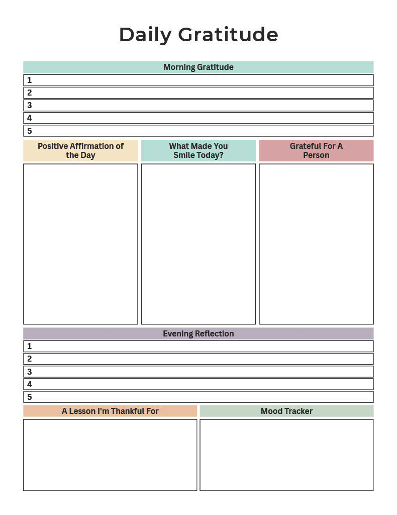 The Gratitude Journal