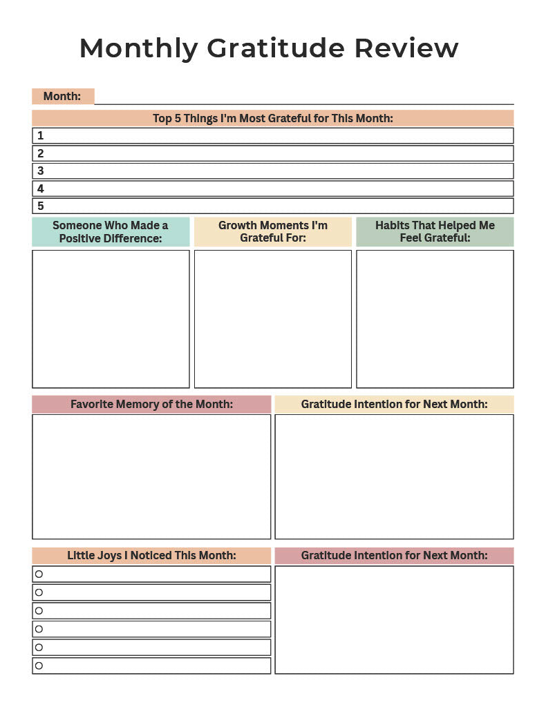 The Gratitude Journal
