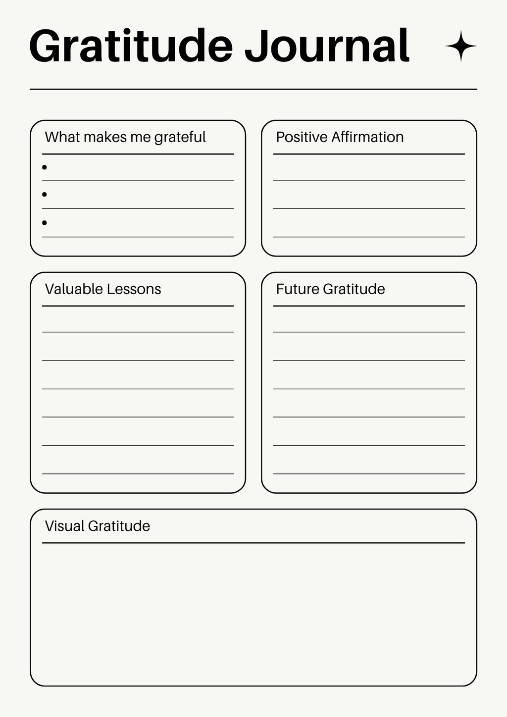 The Gratitude Journal