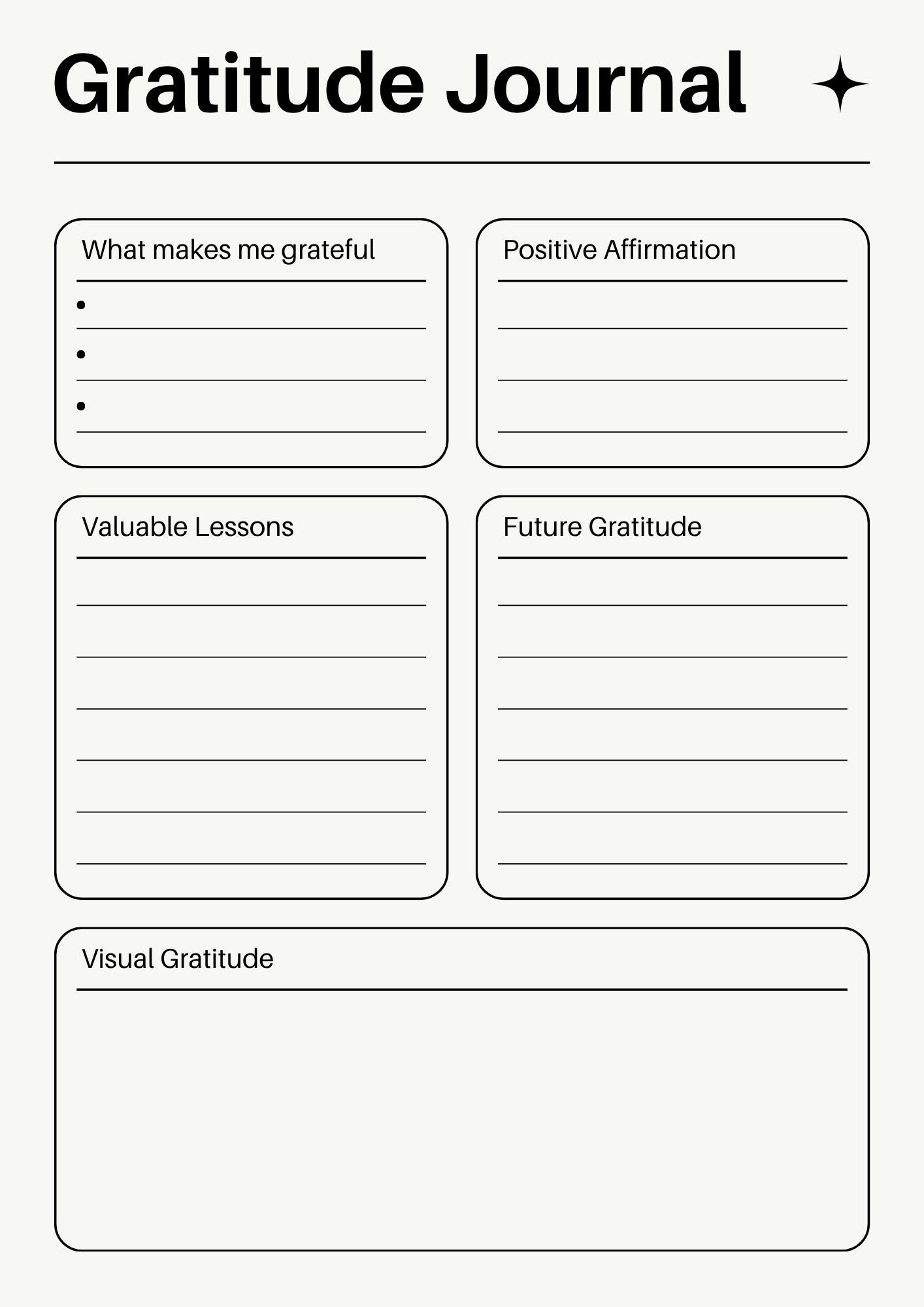 The Gratitude Journal