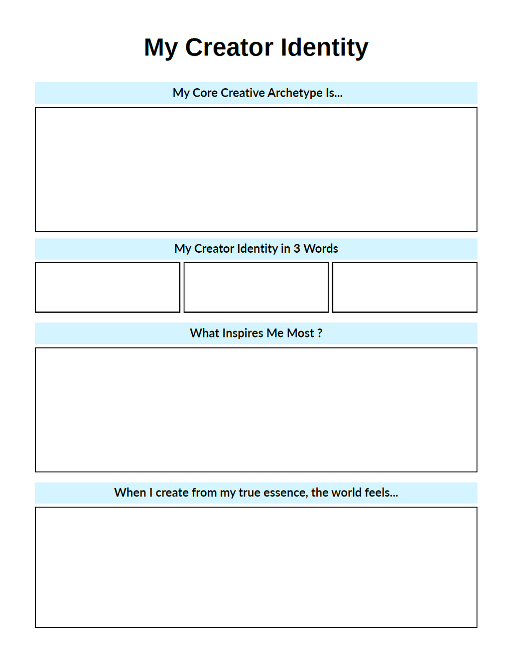 Social Media Content Creator Planner