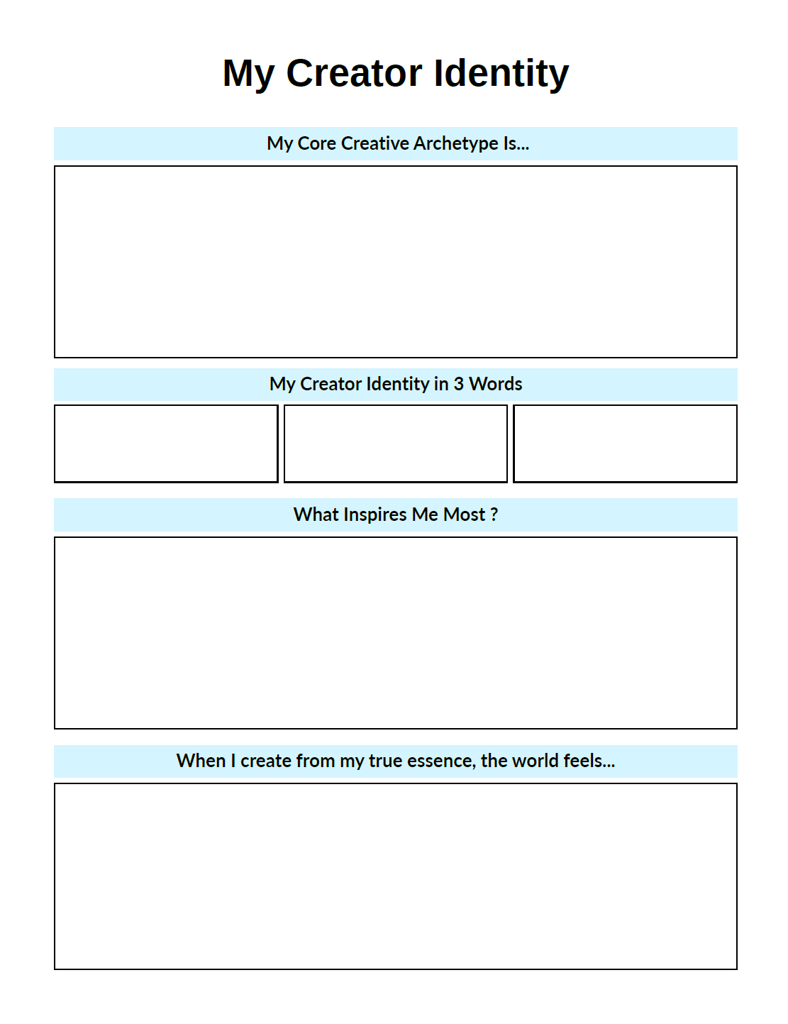 Social Media Content Creator Planner