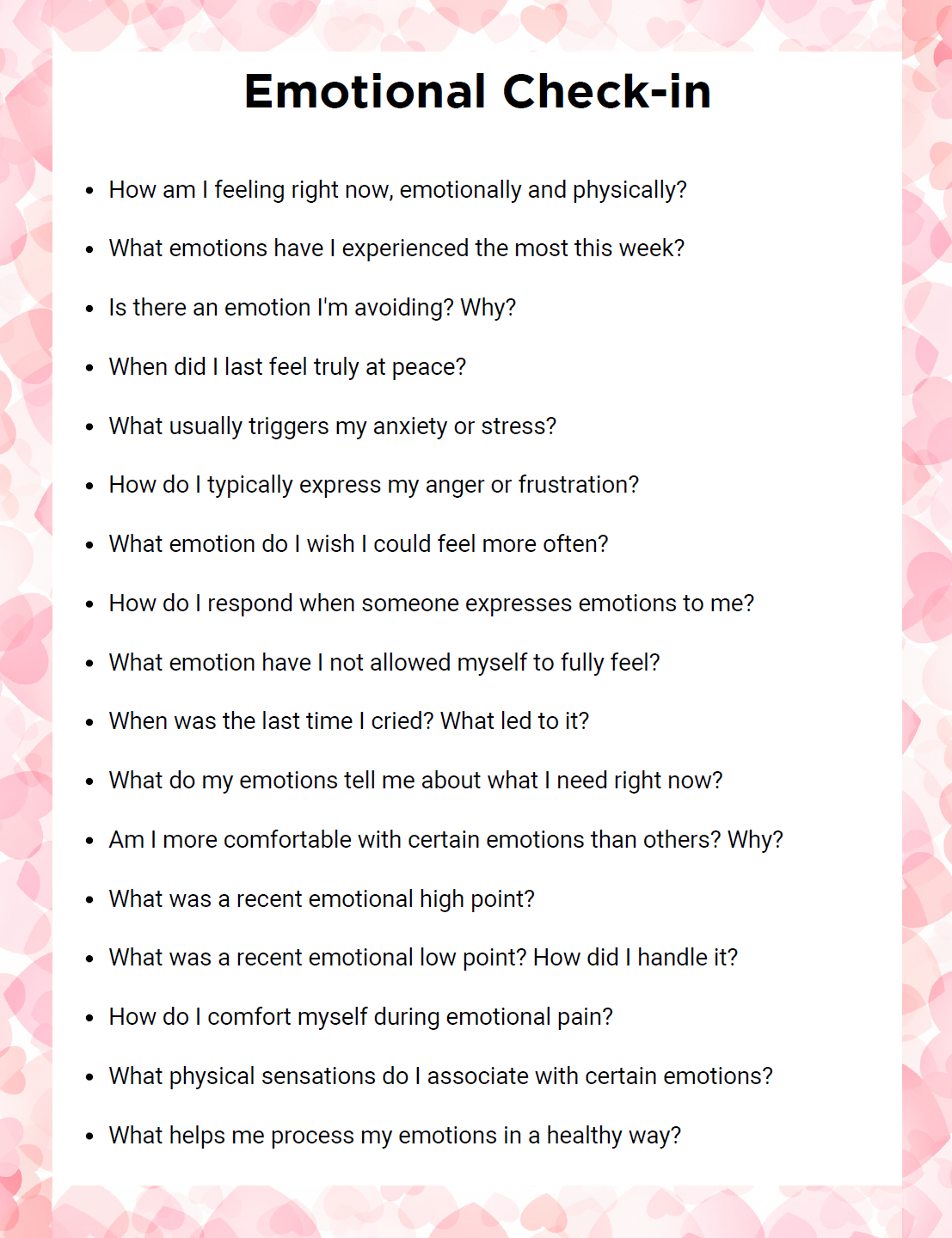 Self Care Journal Prompt