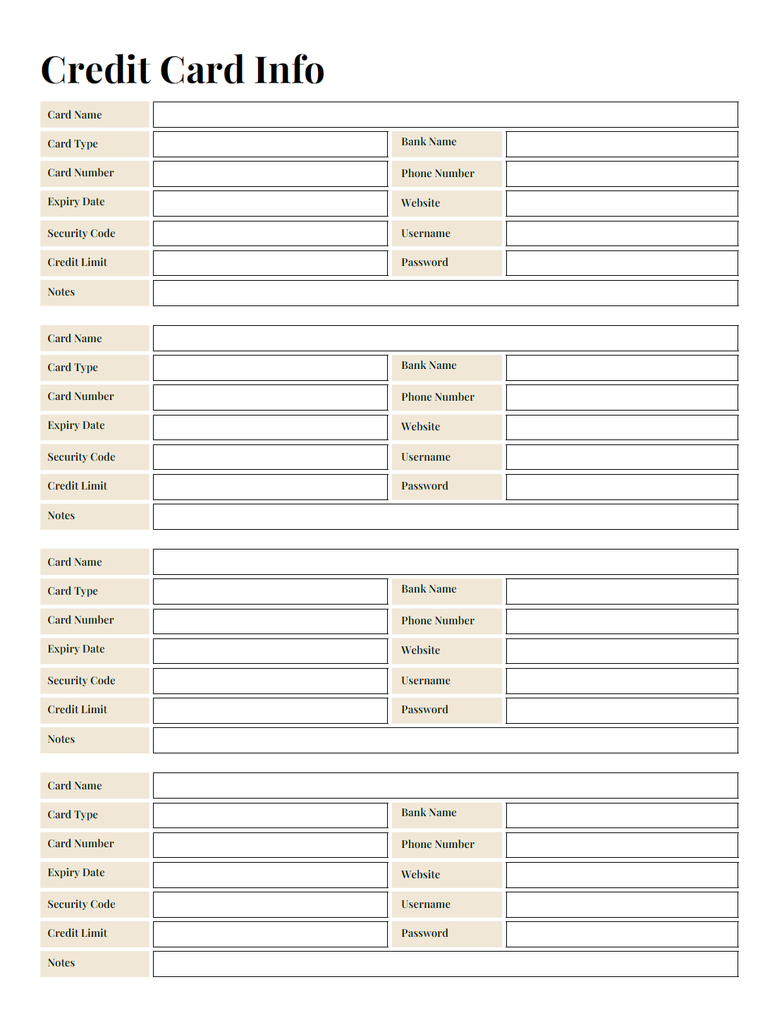 Monthly Budget Planner