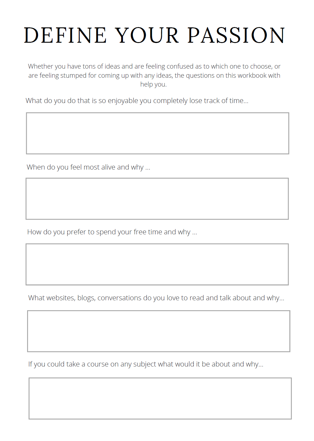 Digital Product Planner