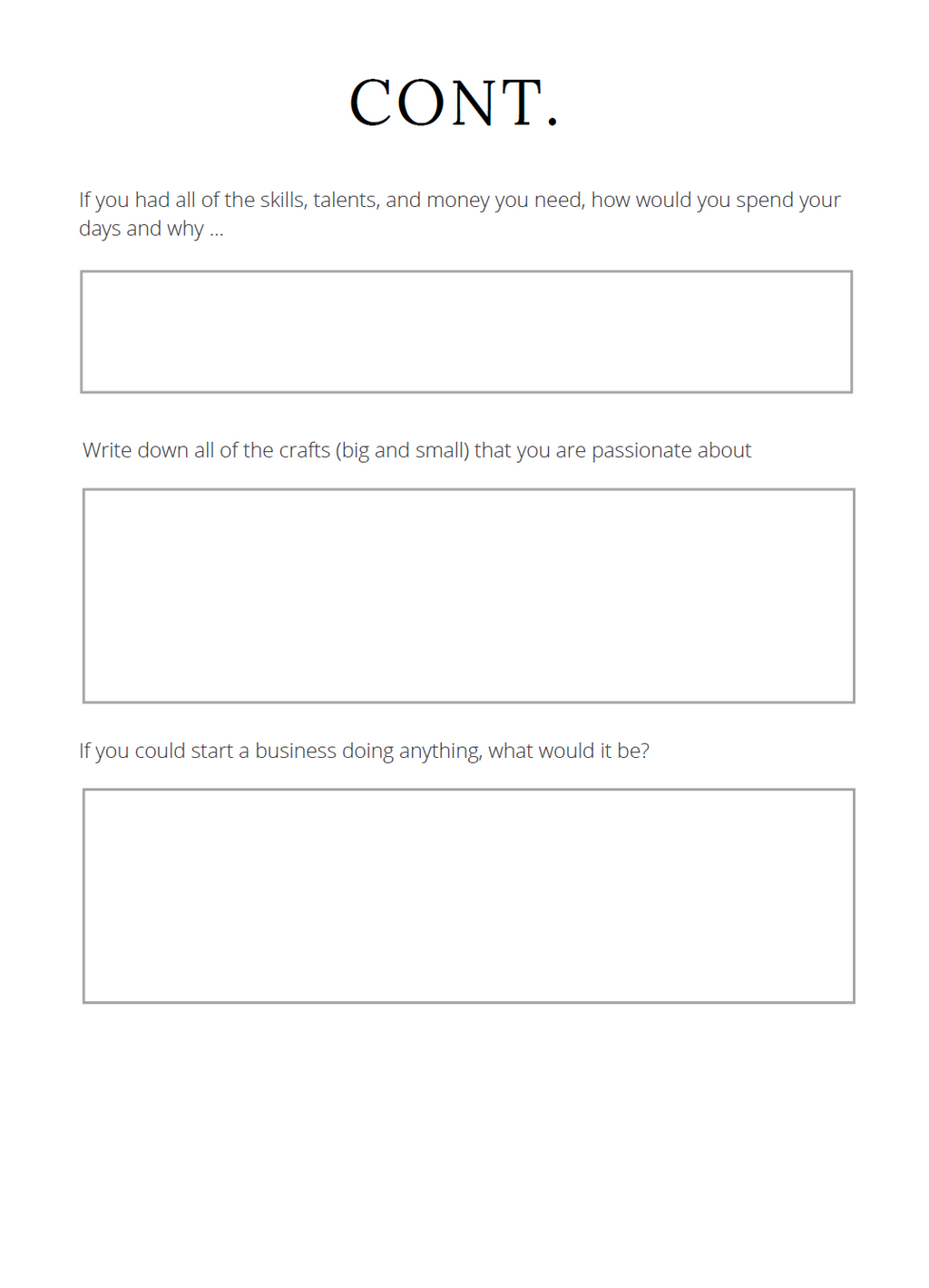 Digital Product Planner