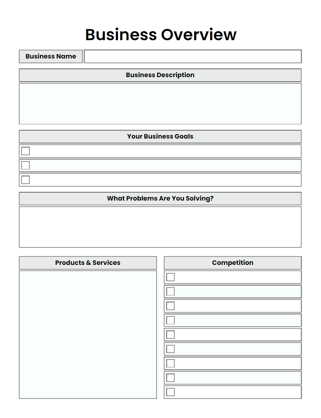 Business Planner