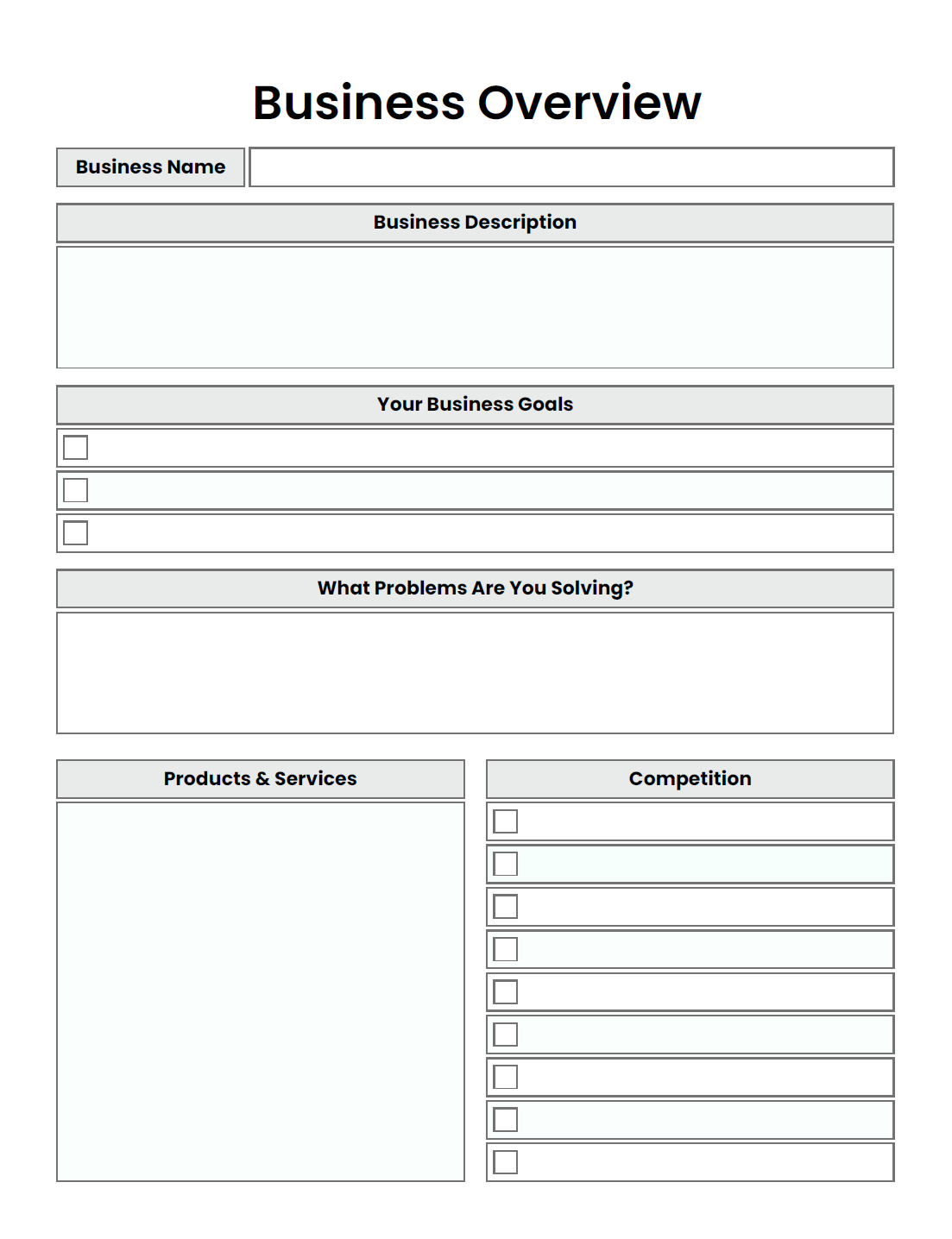 Business Planner