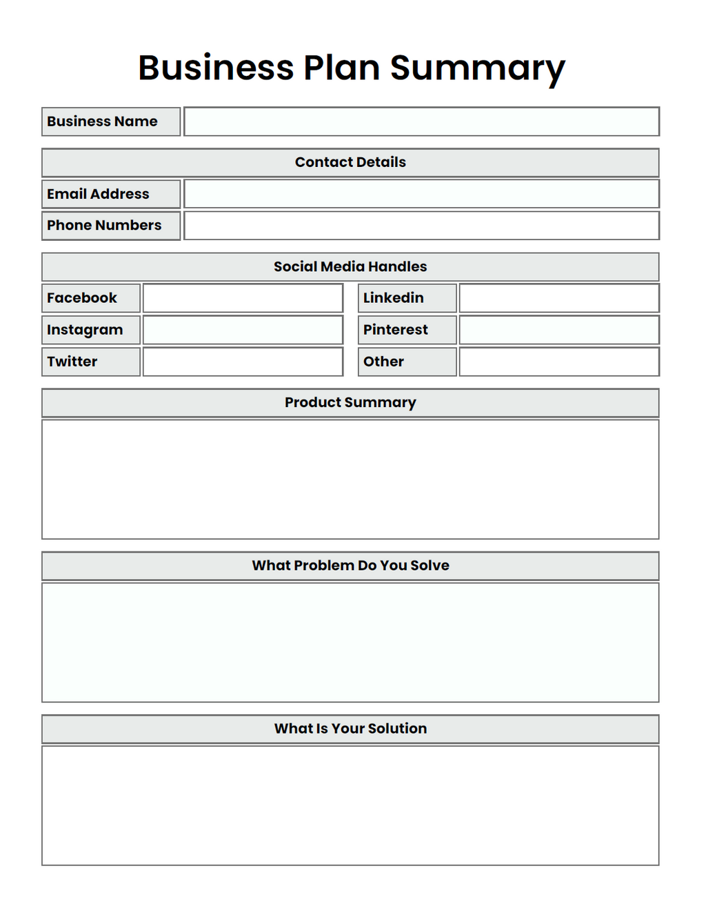 Business Planner
