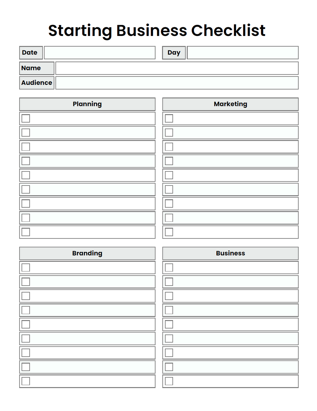 Business Planner