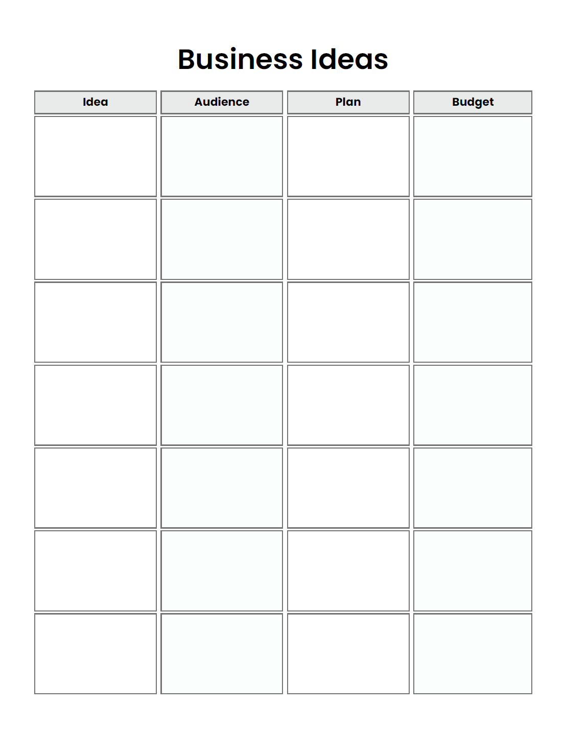 Business Planner