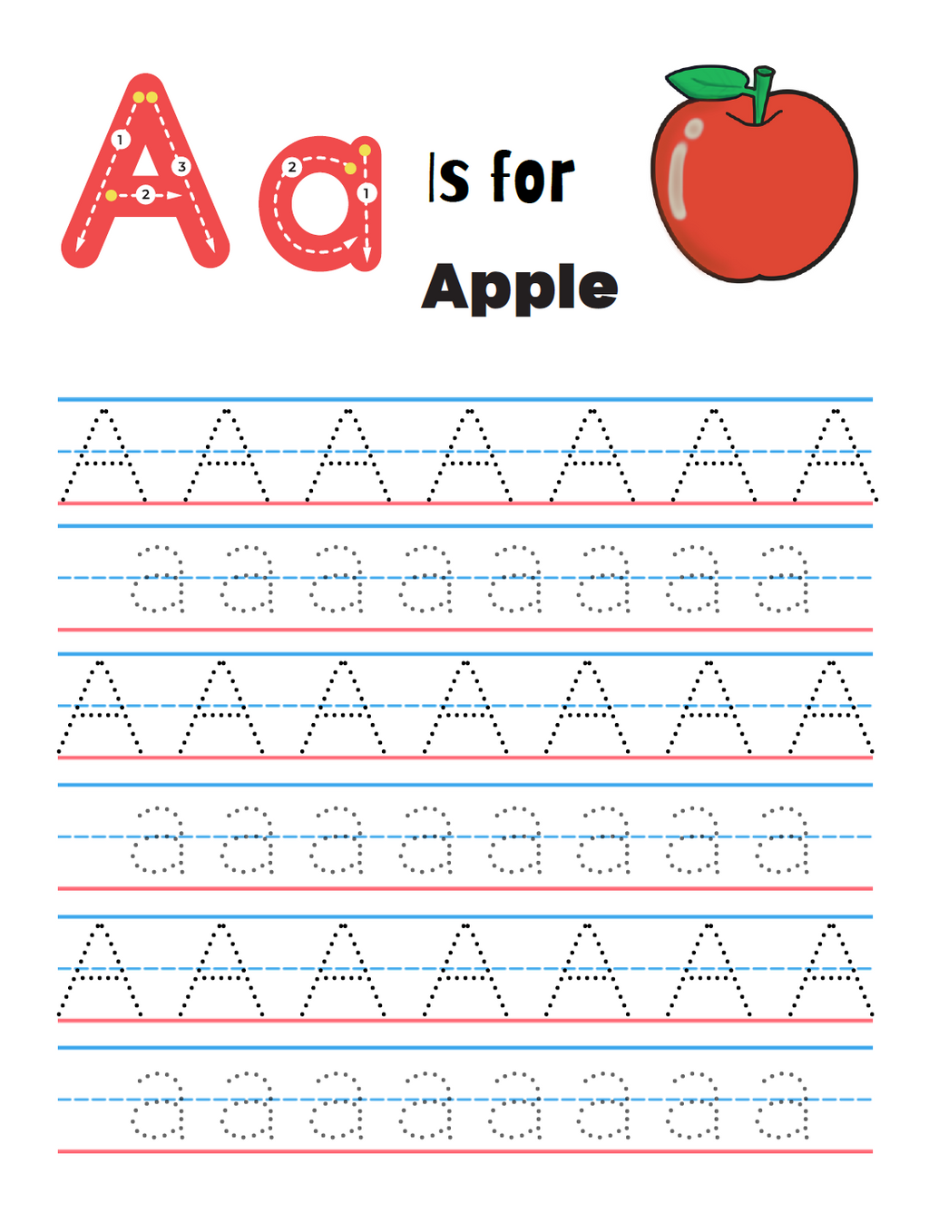 ABC Alphabet Tracing Worksheet
