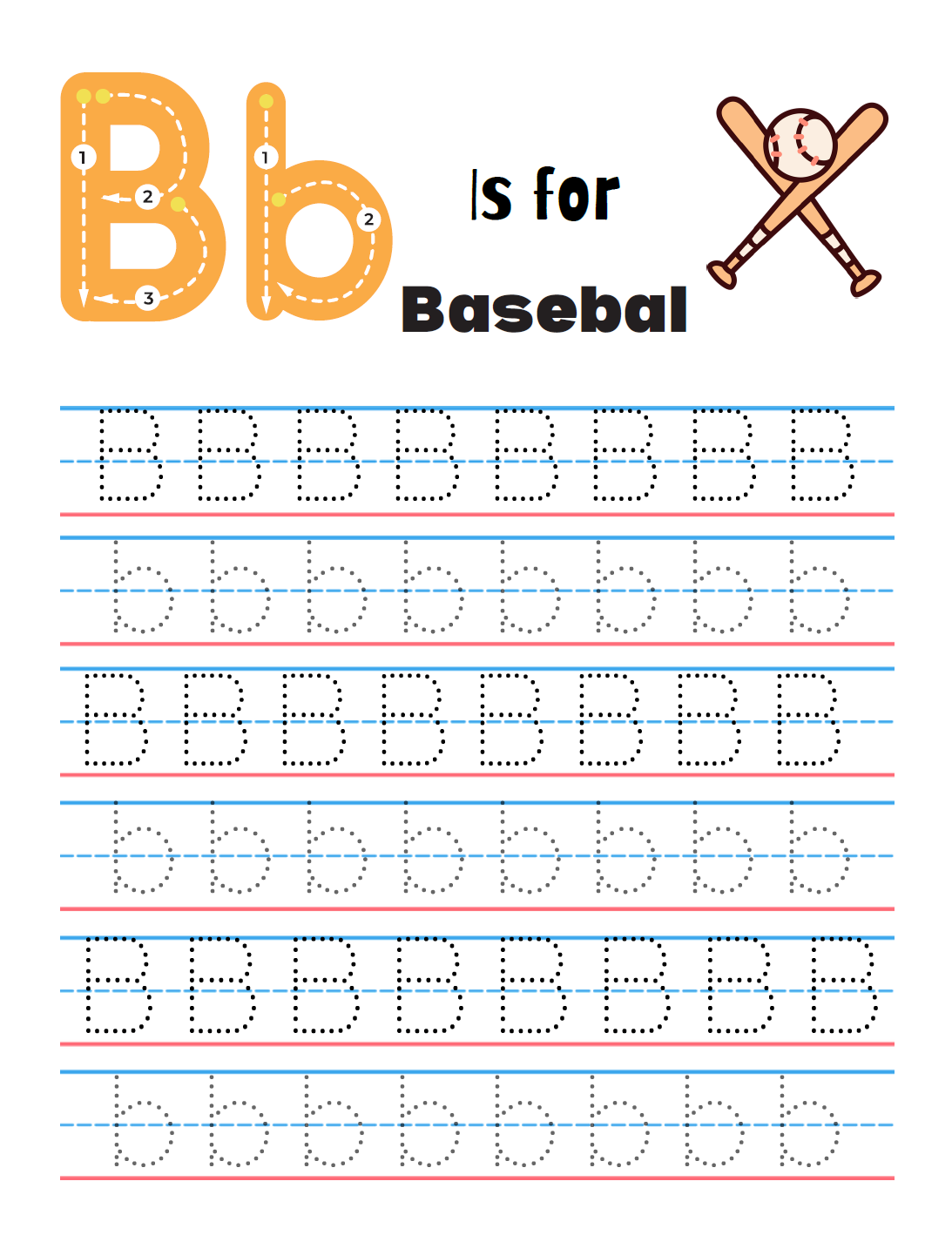ABC Alphabet Tracing Worksheet