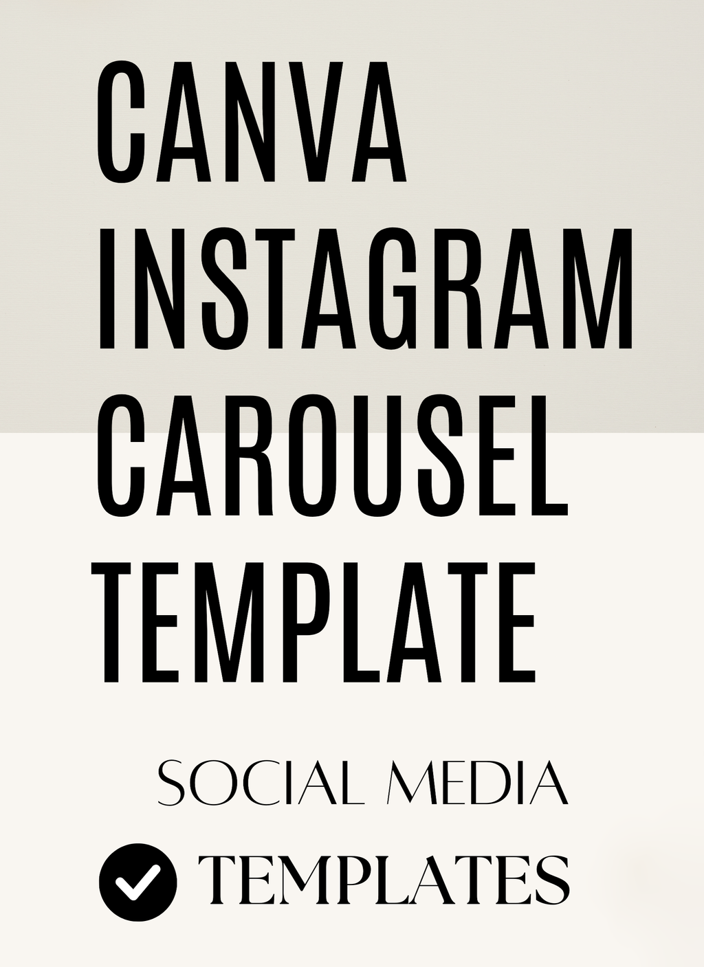 Canva Instagram Carousel Template