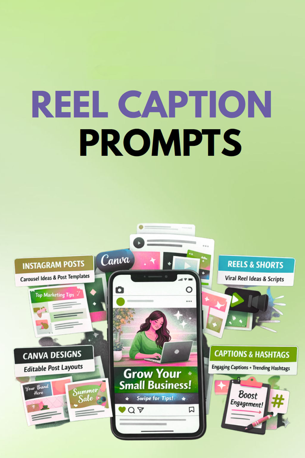 Reel Caption Prompts