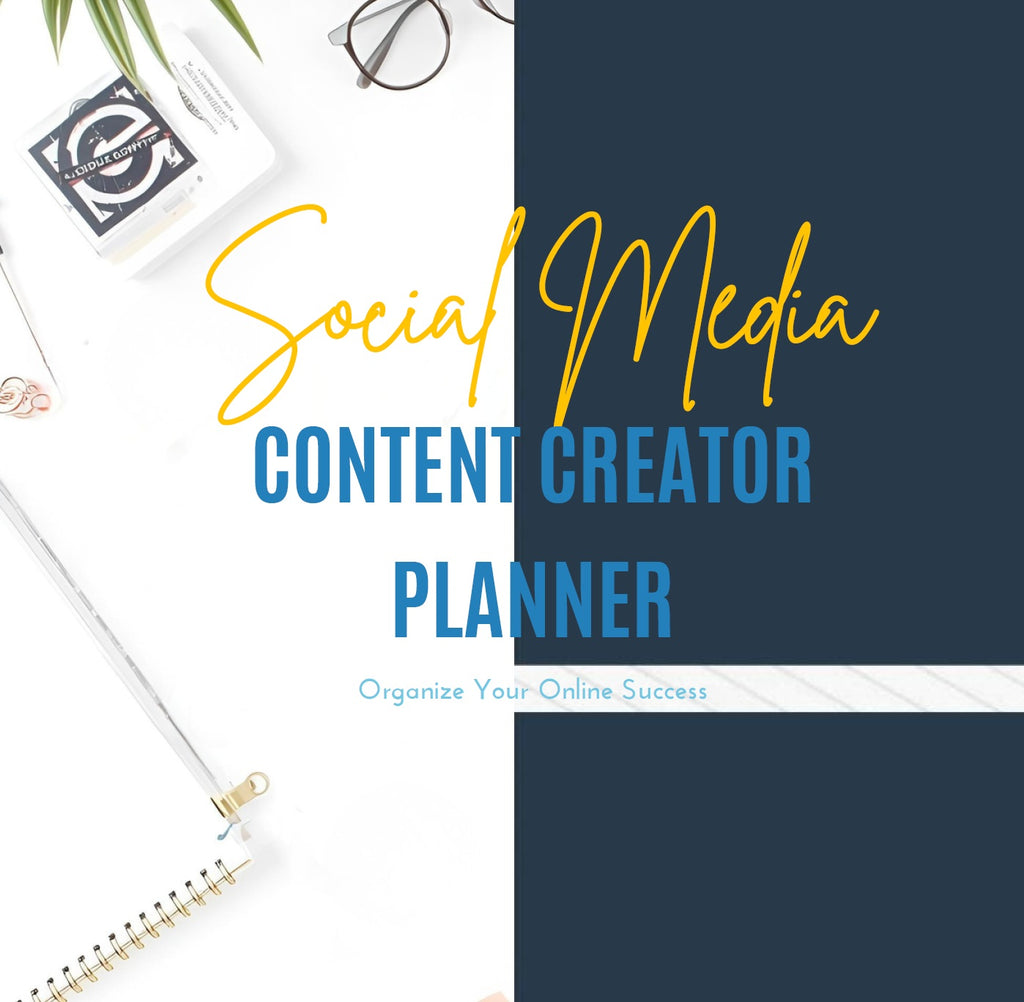 Social Media Content Creator Planner