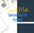 Social Media Content Creator Planner