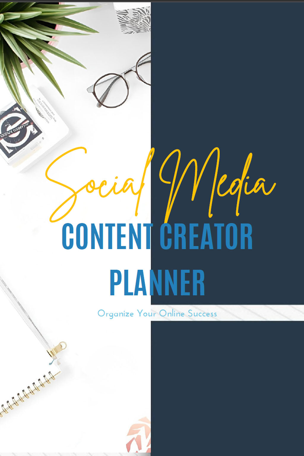 Social Media Content Creator Planner