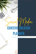 Social Media Content Creator Planner