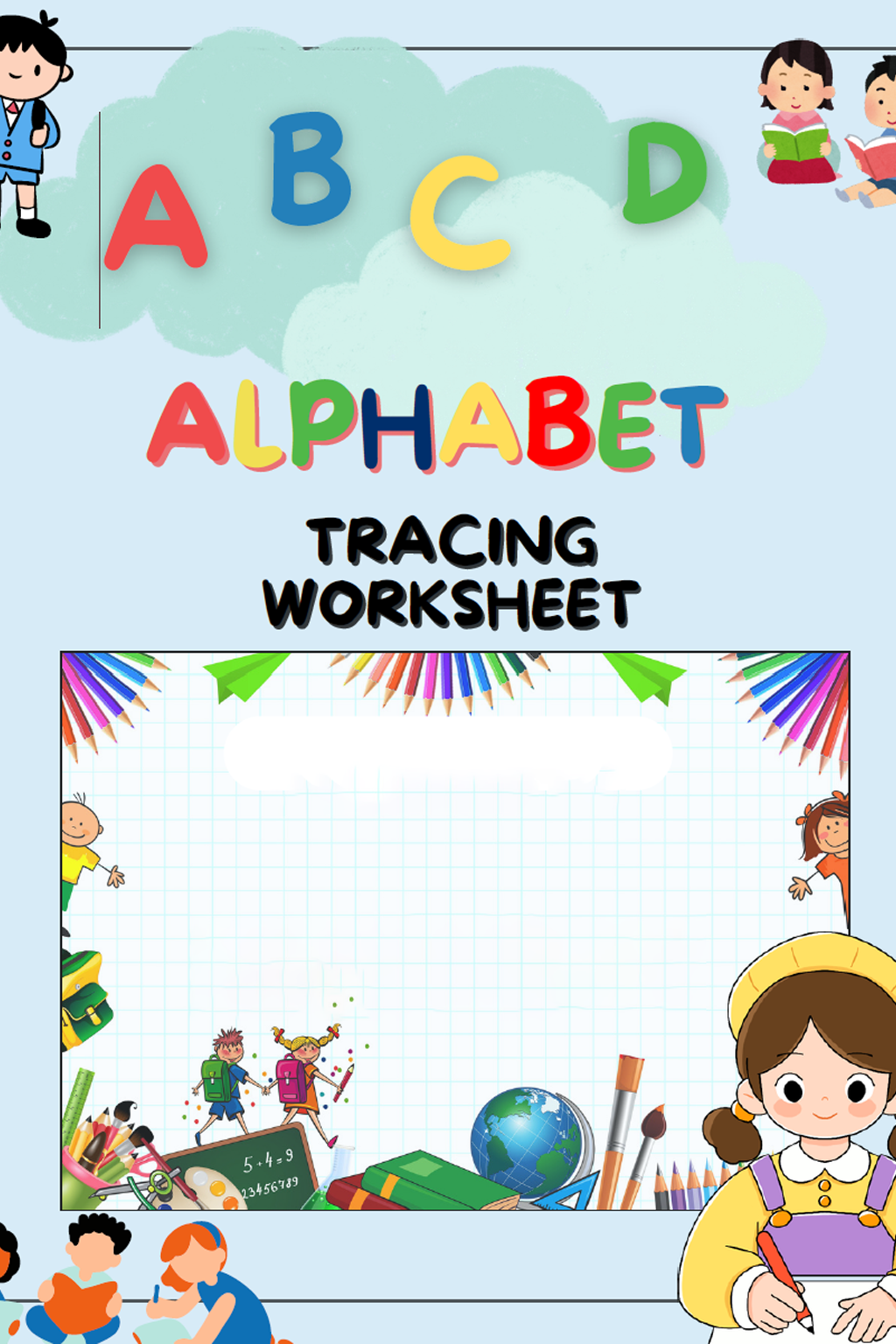 ABC Alphabet Tracing Worksheet