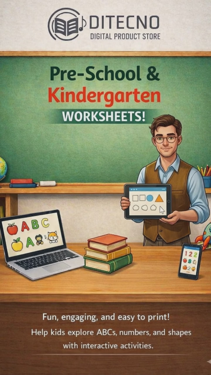 Preschool and Kindergarten Worksheets