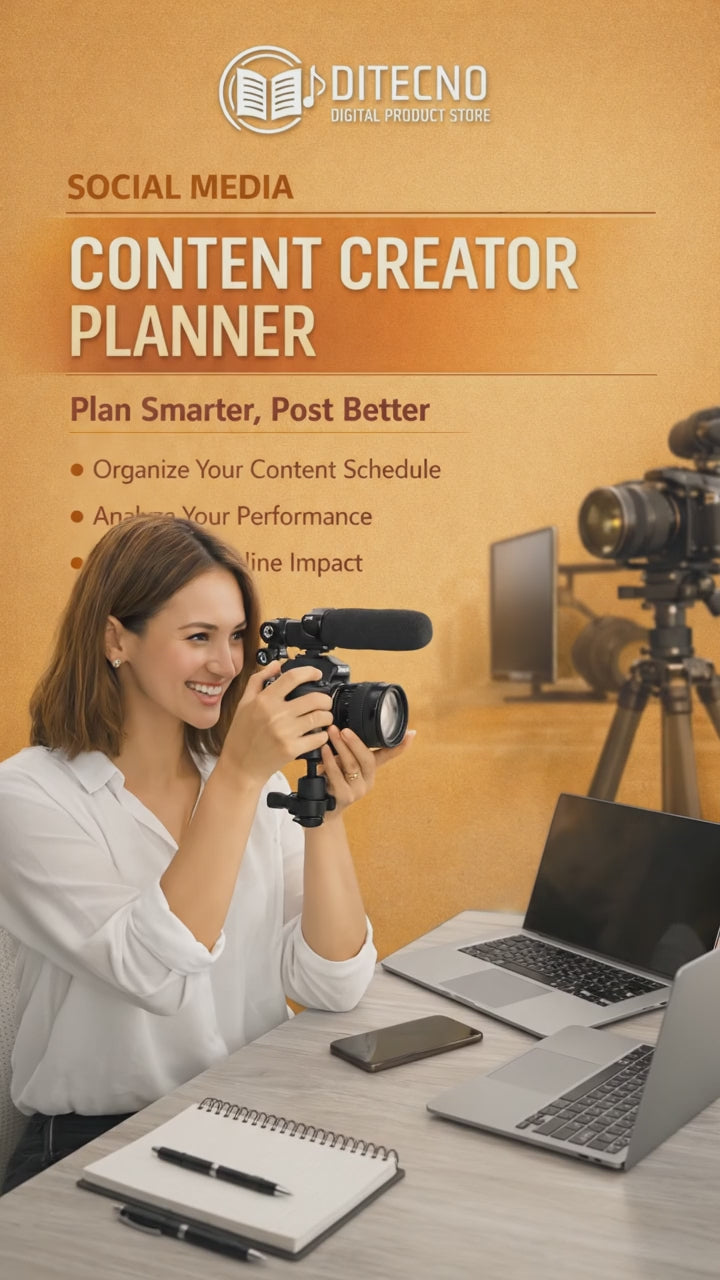 Social Media Content Creator Planner